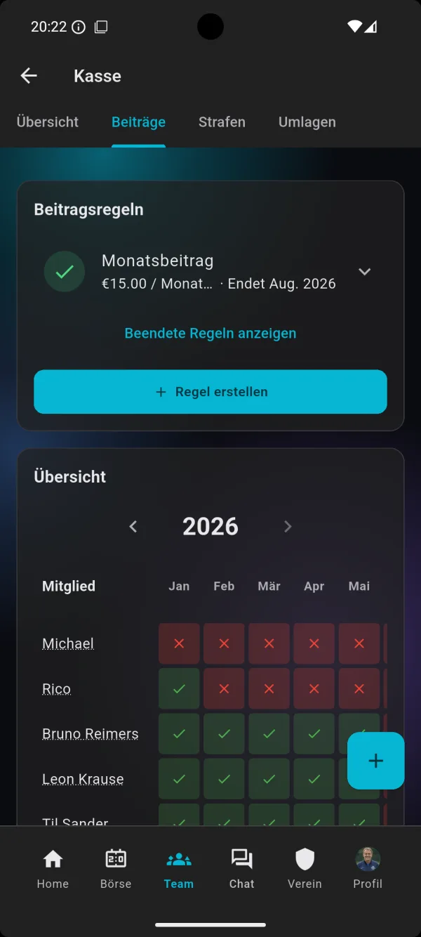 Beitrag: Kasse in der bolzn-App